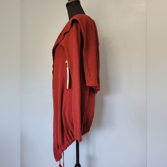 SHAE Anthropologie Knit Cardigan Size XS in Red Pomegrante - Picture 3 of 13